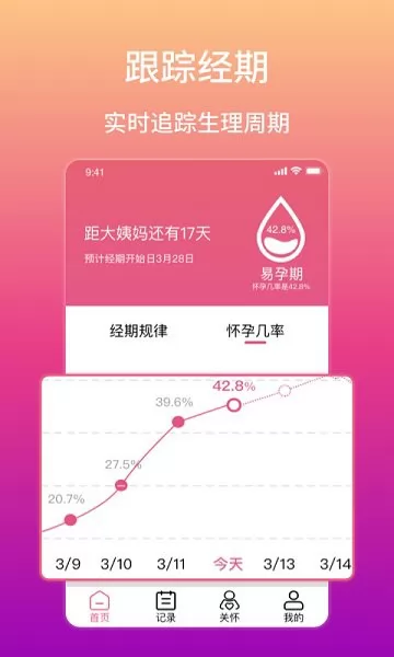 大姨妈生理期提醒 v11.0.0 安卓版 0
