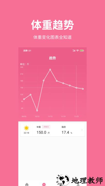 体重日记app v2.2.1 安卓版 1
