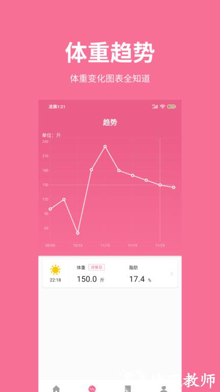 体重日记app v2.2.3 安卓版 1