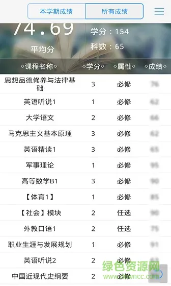 高校查成绩app