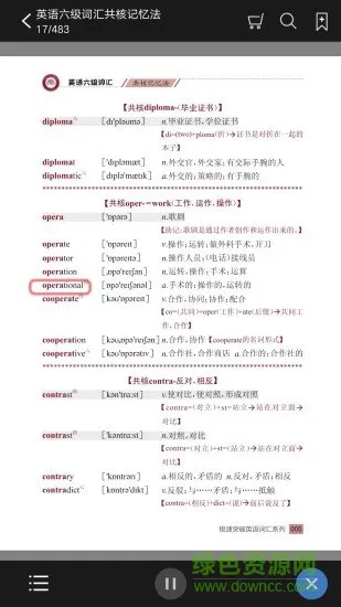 英语六级词汇共核记忆法 v2.40.04 安卓版 0