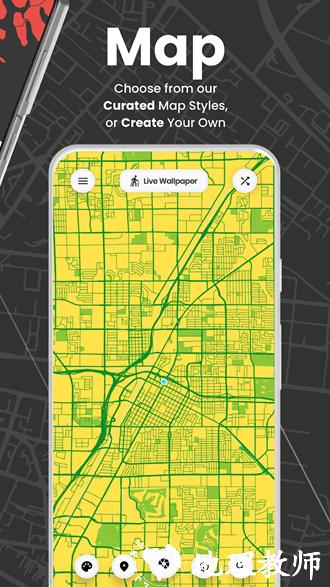 Cartogram Live Map Wallpaper3