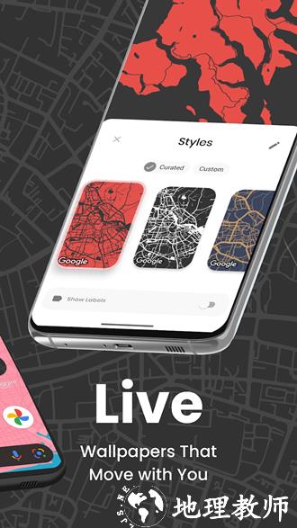 Cartogram Live Map Wallpaper1