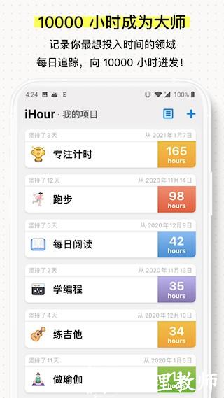 iHour时间投资计划2