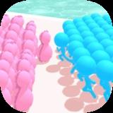 人群奔跑细胞大战