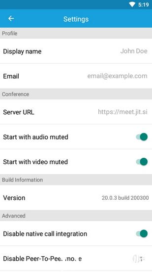 jitsimeet控制客户端APP3