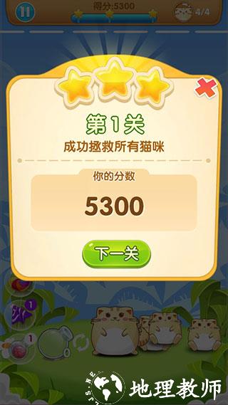 开心萌猫泡泡龙图片5