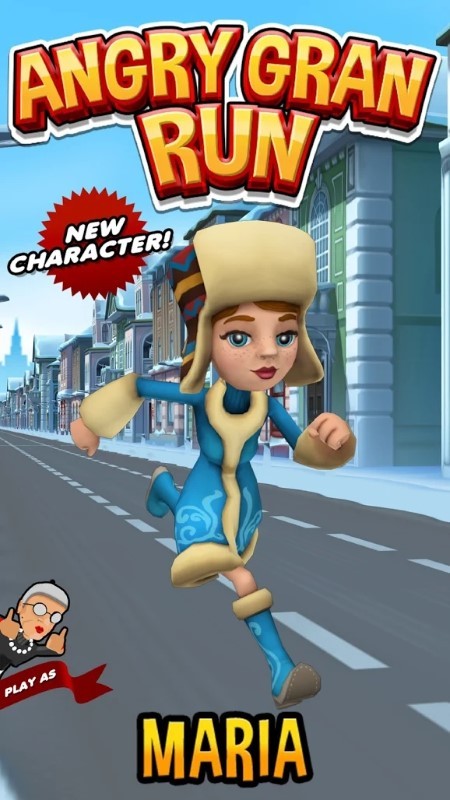愤怒的老奶奶玩酷跑(Angry Gran Run)1